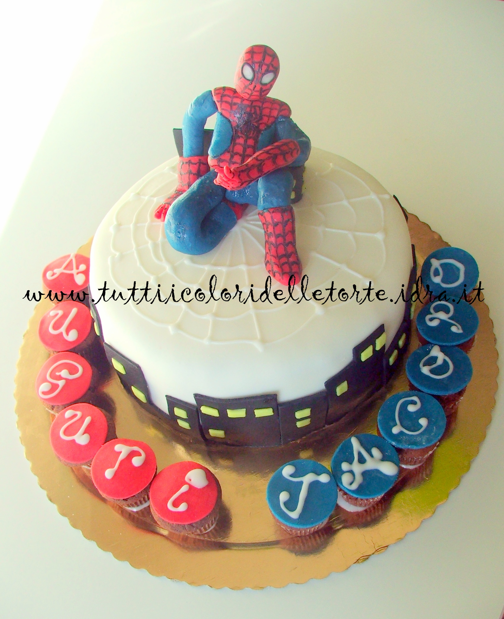 Torta Spiderman - Tutti i Colori delle Torte Tutti i Colori delle Torte